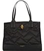 Kurt Geiger London Recycled SQ Small Shopper Tote Bag, Color:Black - Image 1