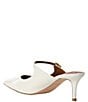 Color:White - Image 3 - Regent Mary Jane Leather Mules