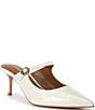 Color:White - Image 1 - Regent Mary Jane Leather Mules