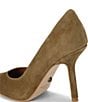 Kurt Geiger London Regent Point Court Gold Tip Suede Pumps - Image 2