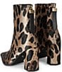 Kurt Geiger London Richmond Leopard Jacquard Zip Up Ankle Booties - Image 2