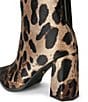 Kurt Geiger London Richmond Leopard Jacquard Zip Up Ankle Booties - Image 4