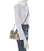Color:Bone - Image 4 - Shoreditch Crystal Bow Crossbody Bag