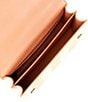 Color:Rust - Image 3 - Shoreditch Striped Crossbody Bag