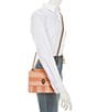 Color:Rust - Image 4 - Shoreditch Striped Crossbody Bag