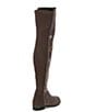 Color:Grey Brown - Image 2 - Shoreditch Suede Over-the-Knee Eagle Head Boots
