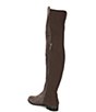 Color:Grey Brown - Image 3 - Shoreditch Suede Over-the-Knee Eagle Head Boots