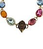 Kurt Geiger London Signature Eagle Candy Gemstone Statement Collar Necklace - Image 3
