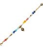 Kurt Geiger London Signature Eagle Charm Beaded Line Bracelet, Color:Multi - Image 2