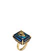 Kurt Geiger London Signature Eagle Gem Cocktail Ring - Image 1