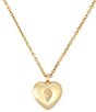 Kurt Geiger London Signature Eagle Heart Short Pendant Necklace - Image 1