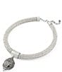 Kurt Geiger London Signature Eagle Mesh Chunky Rope Statement Collar Necklace - Image 2