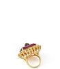 Kurt Geiger London Signature Eagle Resin Gemstone Cocktail Ring - Image 3