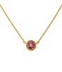 Kurt Geiger London Signature Eagle Resin Round Gemstone Short Pendant Necklace - Image 1