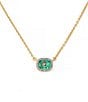 Kurt Geiger London Signature Eagle Resin Square Gemstone Short Pendant Necklace - Image 1