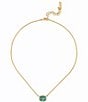 Kurt Geiger London Signature Eagle Resin Square Gemstone Short Pendant Necklace - Image 2