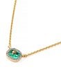 Kurt Geiger London Signature Eagle Resin Square Gemstone Short Pendant Necklace - Image 3