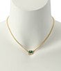 Kurt Geiger London Signature Eagle Resin Square Gemstone Short Pendant Necklace - Image 4