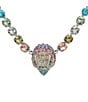 Color:Multi - Image 2 - Signature Eagle Pastel Stone Collar Necklace