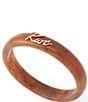 Kurt Geiger London Signature Kurt Script Resin Bangle Bracelet - Image 3
