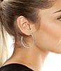 Color:Multi - Image 2 - Signature Multi Stone Hoop Earrings