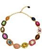 Color:Multi - Image 1 - Signature Stone Gem Collar Necklace