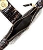 Kurt Geiger London Croco Small Chelsea Hobo Bag, Color:Black/Other - Image 3