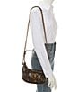 Kurt Geiger London Croco Small Chelsea Hobo Bag, Color:Black/Other - Image 4