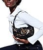 Kurt Geiger London Croco Small Chelsea Hobo Bag, Color:Black/Other - Image 5