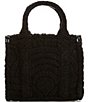 Kurt Geiger London Small Faux Fur Southbank Tote Bag, Color:Black - Image 2