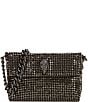 Kurt Geiger London Small Gunmetal Rhinestone Party Shoulder Bag, Color:Silver - Image 1