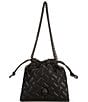 Kurt Geiger London Small Kensington Drench Drawstring Bucket Bag, Color:Black - Image 1