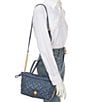 Kurt Geiger London Small Kensington String Tote Bag, Color:Blue - Image 4