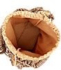 Kurt Geiger London Small Macrame Crystal Bucket Bag, Color:Bronze - Image 3