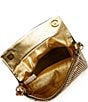 Color:Gold - Image 3 - Rhinestone Gold Small Party Shoulder Bag
