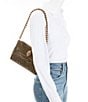 Color:Gold - Image 4 - Rhinestone Gold Small Party Shoulder Bag