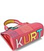 Kurt Geiger London Small Southbank Geometric Pattern Tote Bag, Color:Pink - Image 4