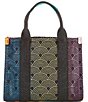 Color:Black - Image 2 - Small Southbank Geometric Pattern Tote Bag