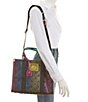 Color:Charcoal - Image 4 - Small Southbank Ombre Rainbow Tote Bag