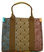 Color:Green - Image 2 - Small Southbank Rainbow Tote Bag