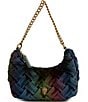 Kurt Geiger London Small Velvet Multi Crossbody Bag, Color:Multi - Image 1