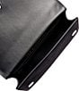Color:Black - Image 3 - Small Velvet Rhinestone Bow Sueded Fabric Shoulder Crossbody Bag