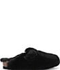 Kurt Geiger London Snug Eagle Faux Fur Signature Eagle Ornament Mules - Image 1
