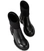 Kurt Geiger London Snug Foldover Sock Leather Eagle Ornament Chunky Ankle Booties - Image 2