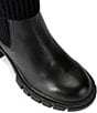 Kurt Geiger London Snug Foldover Sock Leather Eagle Ornament Chunky Ankle Booties - Image 4