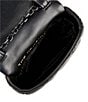 Kurt Geiger London Solid Black Quilt Phone Crossbody Bag, Color:Black - Image 3