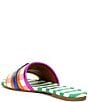 Color:Multi - Image 3 - Southbank Fabric Stripe Flat Sandals