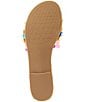 Color:Multi - Image 6 - Southbank Fabric Stripe Flat Sandals