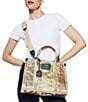 Kurt Geiger London Southbank Geometric Pattern Tote Bag, Color:Gold - Image 6