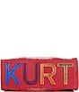 Kurt Geiger London Southbank Geometric Pattern Tote Bag, Color:Red - Image 3